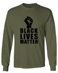 Black Lives Matter Liberal Progressive Protest Nevertheless Resist mens Long sleeve t shirt