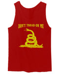 American Don't Tread ON ME Military Combat Logo Seal United State America men's Tank Top