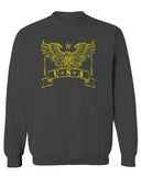 USA Military Eagle American Proud United States of America U.S. men's Crewneck Sweatshirt