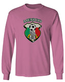 VICES AND VIRTUESS Escudo Mexicano Futbol Mexico Mexican Football Shield mens Long sleeve t shirt