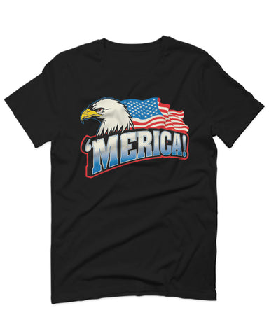 Merica Eagle USA American Flag United States America For men T Shirt