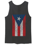 Vintage Bandera Puerto Rico Flag Boricua Rican Nuyorican men's Tank Top