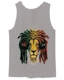 VICES AND VIRTUESS Cool Marijuana Rasta Lion Headphones Reggae Weed Stoner Day men's Tank Top