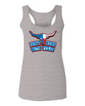 VICES AND VIRTUESS Texas State Flag Don't Mess with Texas Bull Lone Star  women's Tank Top sleeveless Racerback