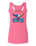 VICES AND VIRTUESS Texas State Flag Don't Mess with Texas Bull Lone Star  women's Tank Top sleeveless Racerback