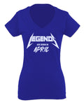 The Best Birthday Gift Legends are Born in April For Women V neck fitted T Shirt