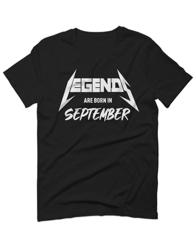 The Best Birthday Gift Legends are Born in September For men T Shirt