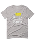 The Best Birthday Gift Kings are Born in April For men T Shirt