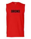 Black Fonts New York Bronx NYC Cool City Street wear men Muscle Tank Top sleeveless t shirt