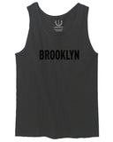 Black Fonts New York Brooklyn NYC Cool City American men's Tank Top