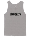 Black Fonts New York Brooklyn NYC Cool City American men's Tank Top