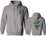 Funny 420 Stoned Day Weed Marijuana Kush Pot Leaf Cannabis Plant Sweatshirt Hoodie