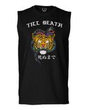 Front Tiger Graphic Japanese Till Death Good Vibes OBEI Society men Muscle Tank Top sleeveless t shirt