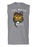 Front Tiger Graphic Japanese Till Death Good Vibes OBEI Society men Muscle Tank Top sleeveless t shirt