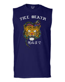 Front Tiger Graphic Japanese Till Death Good Vibes OBEI Society men Muscle Tank Top sleeveless t shirt