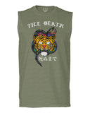 Front Tiger Graphic Japanese Till Death Good Vibes OBEI Society men Muscle Tank Top sleeveless t shirt