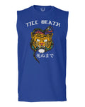 Front Tiger Graphic Japanese Till Death Good Vibes OBEI Society men Muscle Tank Top sleeveless t shirt