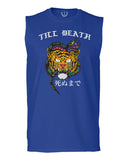 Front Tiger Graphic Japanese Till Death Good Vibes OBEI Society men Muscle Tank Top sleeveless t shirt