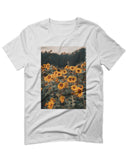 Aesthetic Cute Floral Sunflower Botanical Print Graphic Fashion For men T Shirt